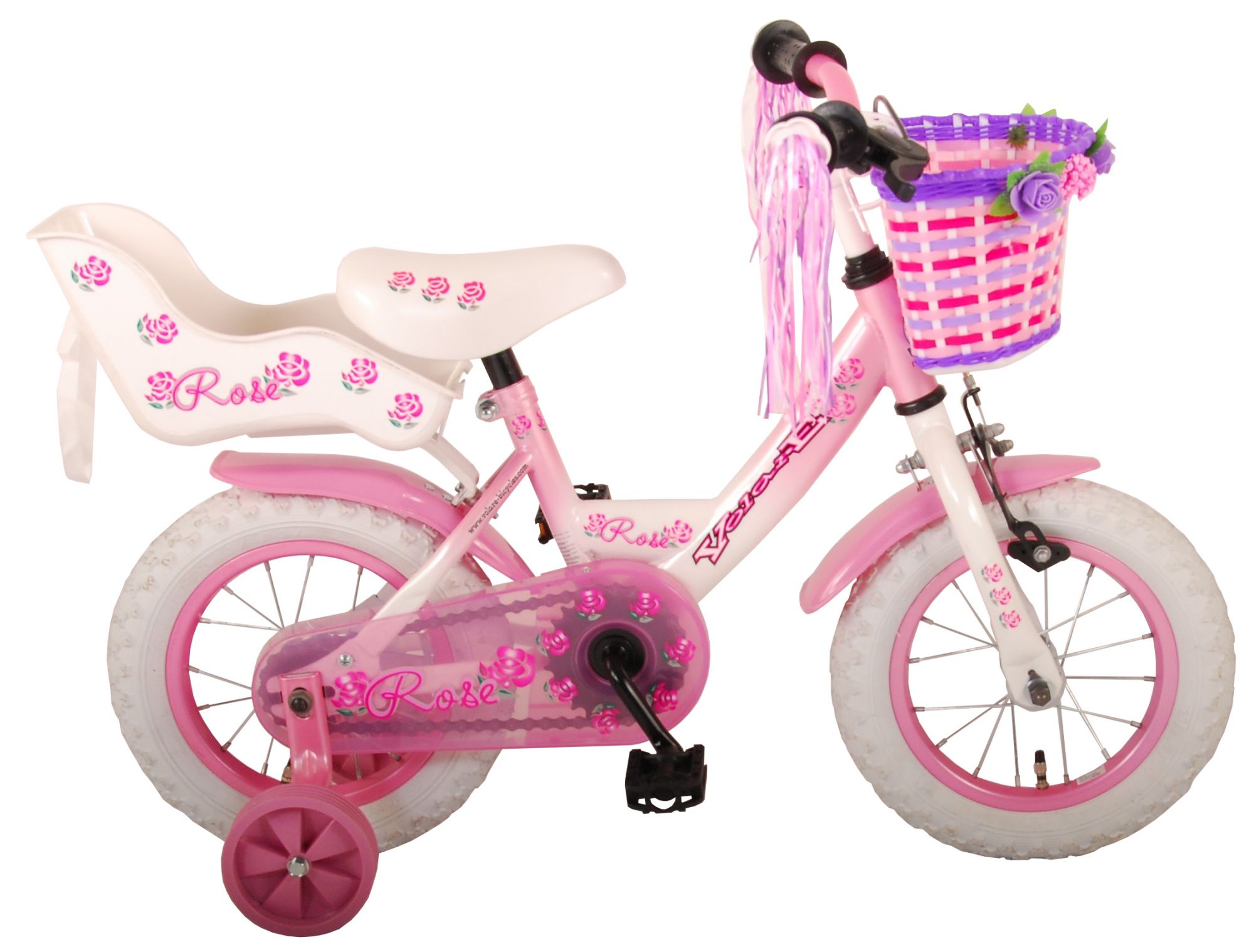 Volare Rose Børnecykel - Piger - 12 - Pink - 95% samlet