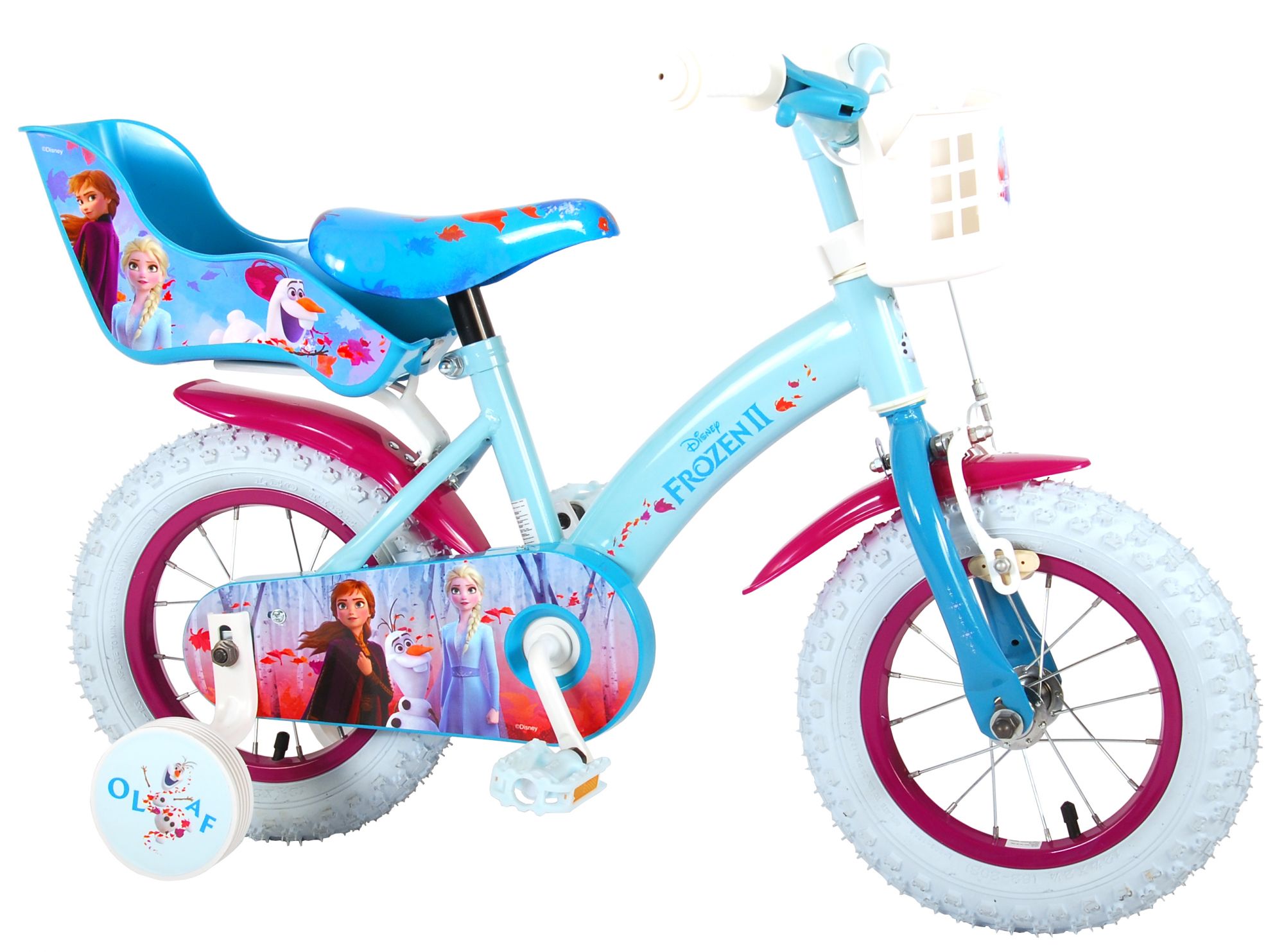belastning berømmelse Apparatet Disney Frozen 2 Børnecykel - Piger - 12 tommer - Blå / lilla