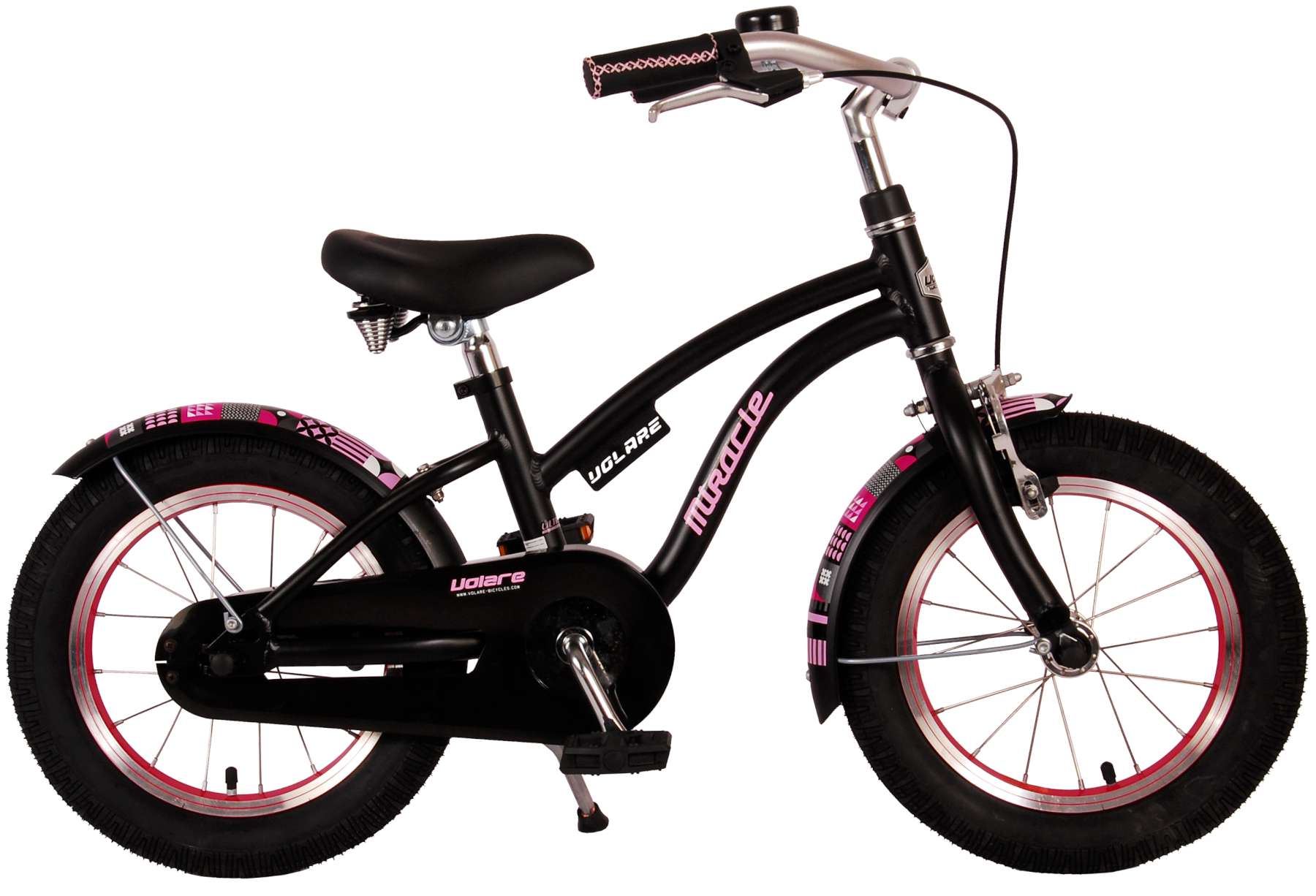 Volare Miracle Cruiser Børnecykel - Piger - tommer - Black Prime Collection