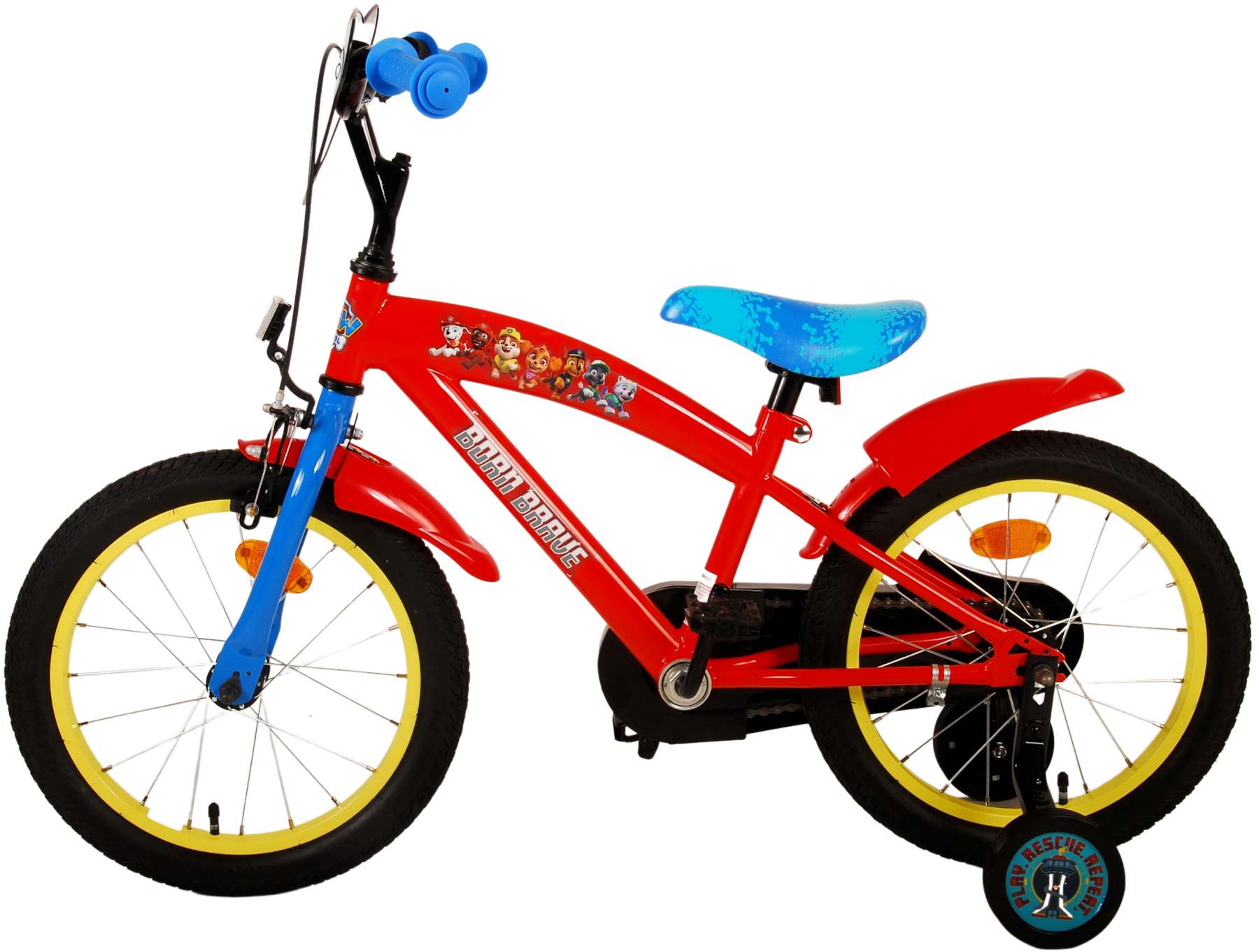 Paw Patrol Børnecykel - Drenge - 16 tommer - blå