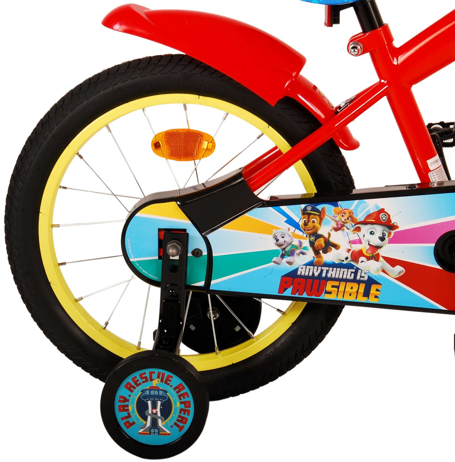 Paw Patrol Børnecykel - Drenge - 16 tommer - blå