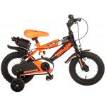 Volare Sportivo Børnecykel - Drenge - 12 tommer - Neon Orange Sort - To håndbremser - 95% samlet