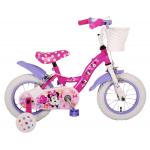 Disney Minnie Sødeste nogensinde! Børnecykel - Piger - 12 tommer - Pink - To håndbremser