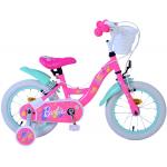 Barbie Børnecykel - Piger - 14 tommer - Pink - To håndbremser