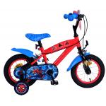 Ultimate Spider-Man børnecykel - Drenge - 12 tommer - Blå/Rød - To håndbremser