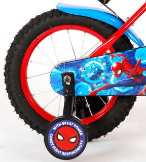 Ultimate Spider-Man Børnecykel - Drenge - 14 tommer - Rød blå