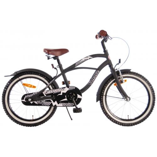 Volare Black Cruiser Børnecykel - Drenge - 18 tommer - Sort - 95% samlet