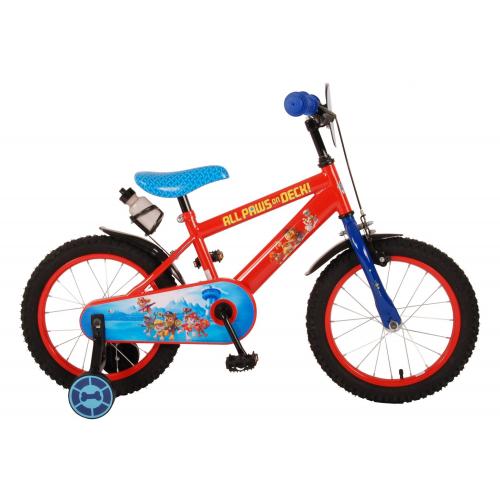 Paw Patrol Børnecykel - Drenge - 16 tommer - Rød blå