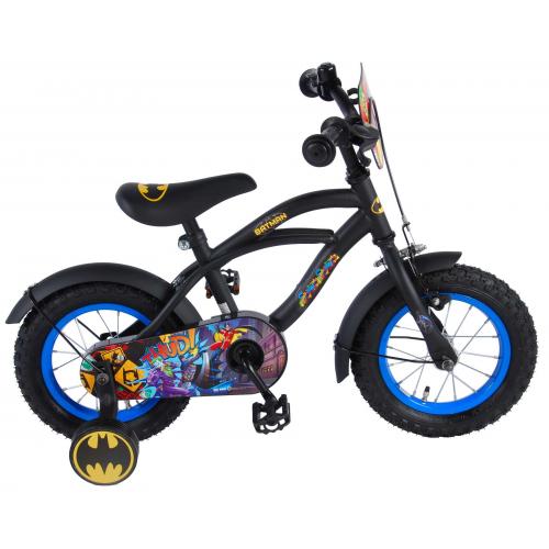 Batman Børnecykel - Drenge - 12 tommer - Sort