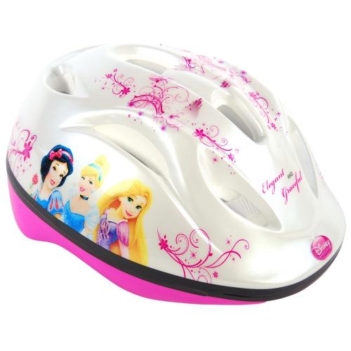 Disney Princess Cykelhjelm - hvid lyserød - 51-55 cm