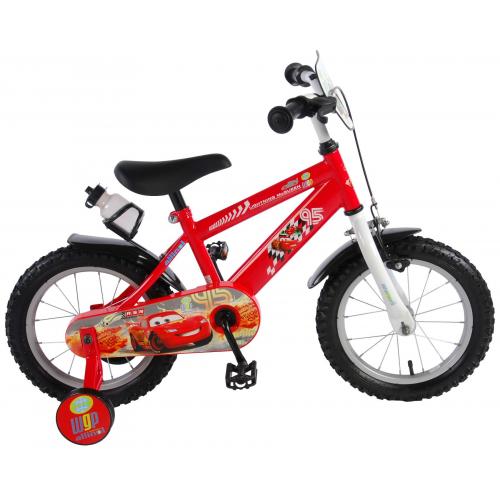 Disney Cars Børnecykel - Drenge - 14 tommer - Rød