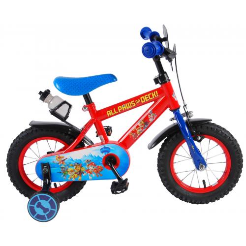 Paw Patrol Børnecykel - Drenge - 12 tommer - Rød / blå
