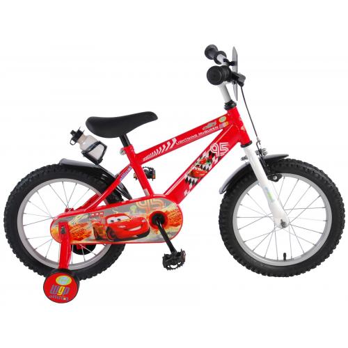 Disney Cars Børnecykel - Drenge - 16 tommer - Rød