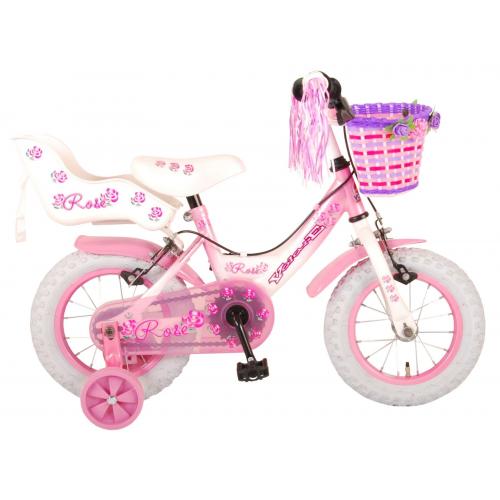 Volare Rose Børnecykel - Piger - 12 tommer - Pink - 2 håndbremser