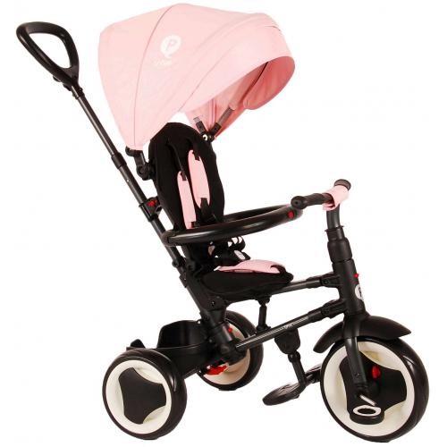 QPlay Tricycle Rito 3 in 1 - Piger - Pink - Deluxe