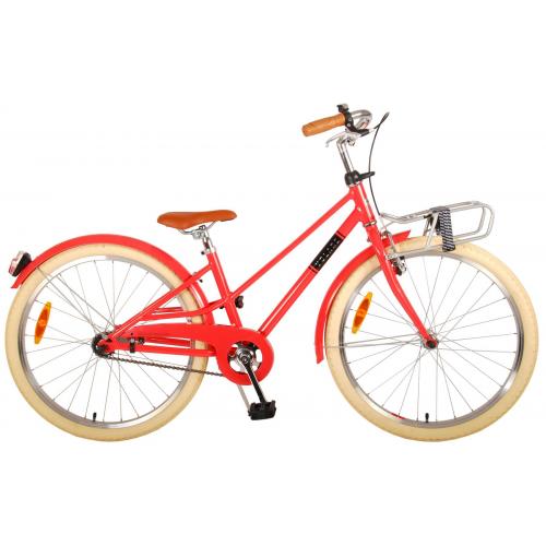 Volare Melody Børnecykel - Piger - 24 tommer - Koralrød - Prime Collection
