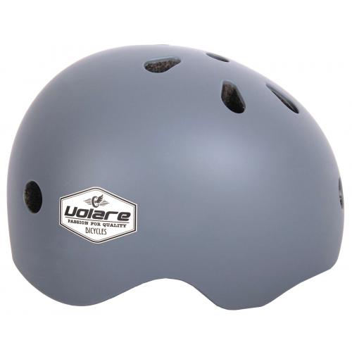 Volare Cykelhjelm - Børn - grå - 51-55 cm