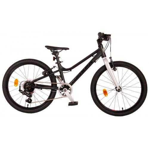 Volare Dynamic børnecykel - drenge - 20 tommer - mat sort - 2 håndbremser - 7 gear - Prime Collection