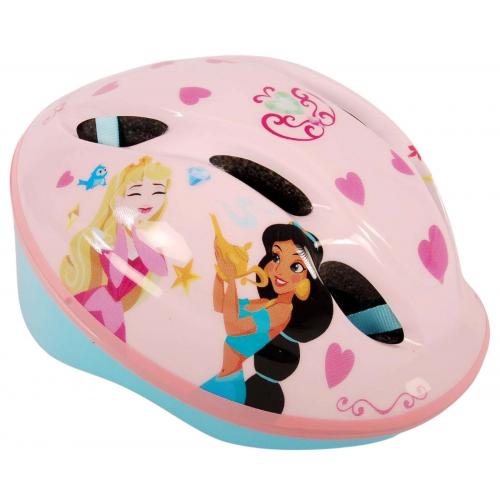 Disney Princess Cykelhjelm - hvid lyserød - 52-56 cm