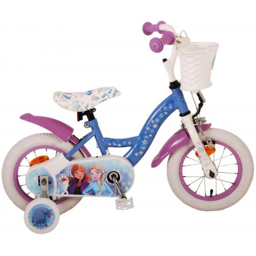 Disney Frozen 2 Børnecykel - Piger - 12 tommer - Blå / lilla