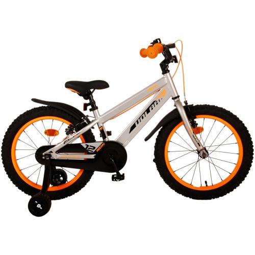 Volare Rocky børnecykel - Drenge - 18 tommer - Grå - To håndbremser