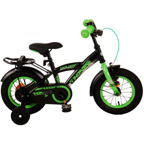 Volare Thombike Kinderfiets - Jongens - 12 inch - Zwart Groen