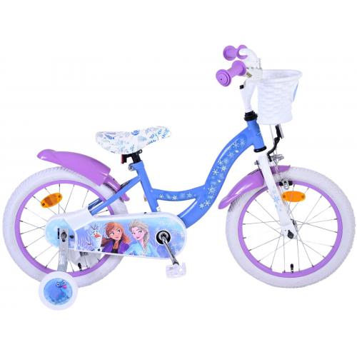 Disney Frozen 2 Børnecykel - Piger - 16 tommer - Blå / lilla