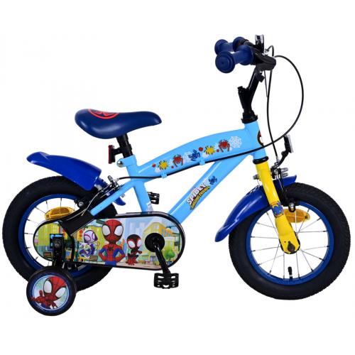 Spidey Børnecykel - Drenge - 12 tommer - Blå - To håndbremser