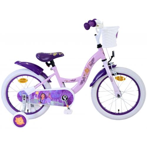 Disney Wish børnecykel - Piger - 14 tommer - Lilla