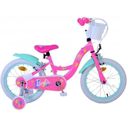 Barbie Børnecykel - Piger - 16 tommer - Pink - To håndbremser