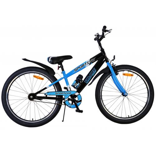 Volare Sportivo Børnecykel - Drenge - 24 tommer - Sort Blå