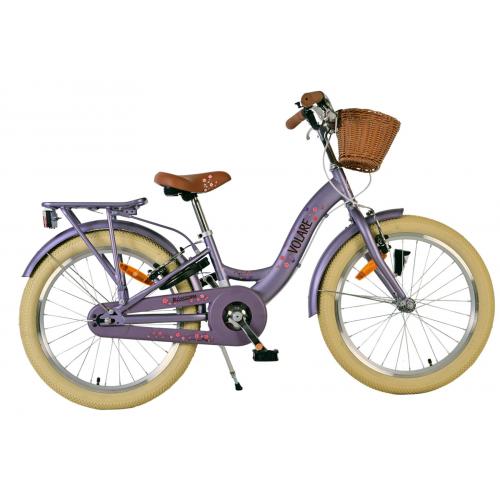 Volare Blossom Børnecykel - Piger - 20 tommer - Lilla - To håndbremser
