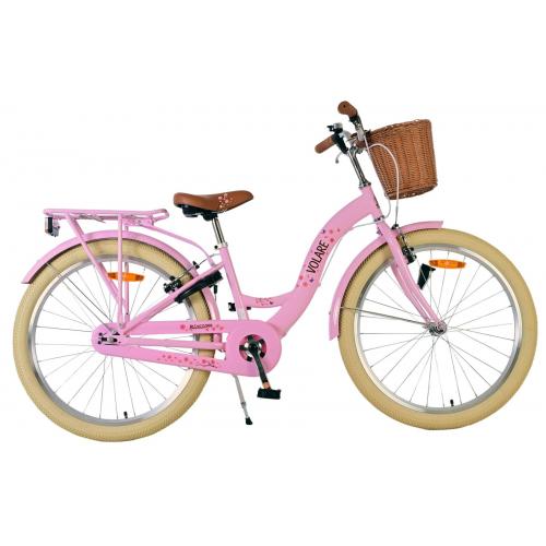 Volare Blossom Børnecykel - Piger - 24 tommer - Pink - To håndbremser