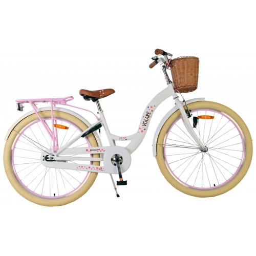 Volare Blossom børnecykel - Piger - 26 tommer - Hvid