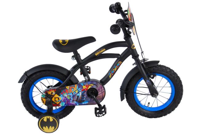 Batman Børnecykel - Drenge - 12 tommer - Sort