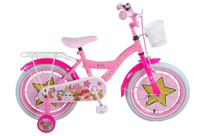 LOL Surprise Børnecykel - Piger - 16 tommer - Pink