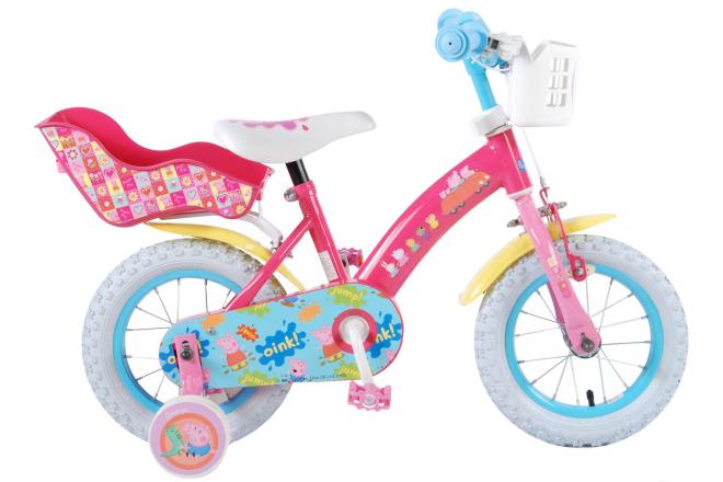 Peppa Pig Børnecykel - Piger - 12 tommer - Pink