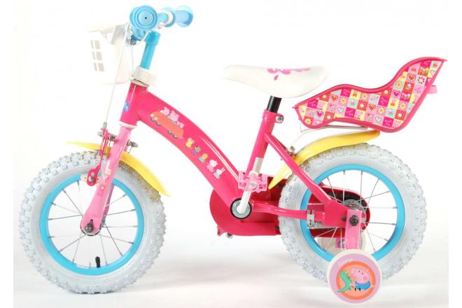 Peppa Pig Børnecykel - Piger - 12 tommer - Pink