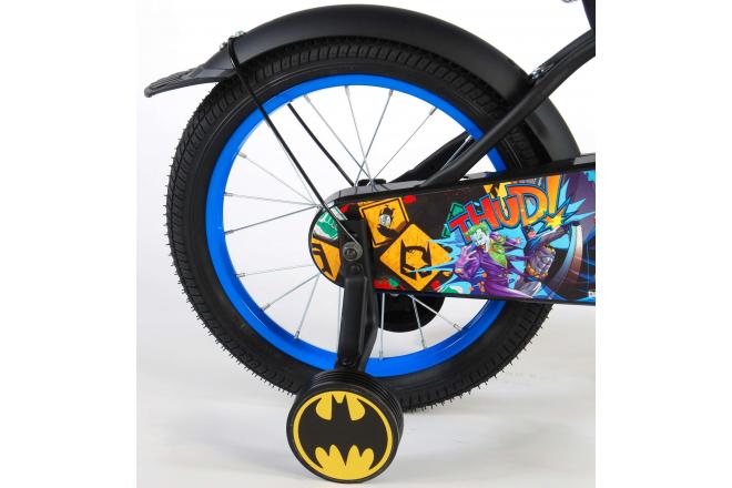 Batman Børnecykel - Drenge - 16 tommer - Sort