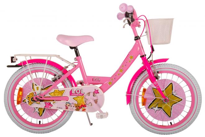 LOL Surprise Børnecykel - Piger - 18 tommer - Pink - to håndbremser