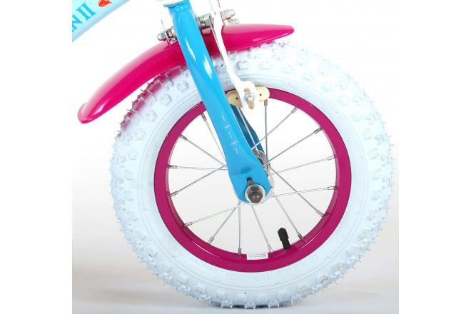 Disney Frozen 2 Børnecykel - Piger - 12 tommer - Blå / lilla