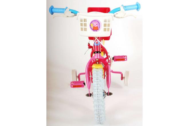 Peppa Pig Børnecykel - Piger - 12 tommer - Pink - 2 håndbremser