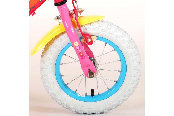 Peppa Pig Børnecykel - Piger - 12 tommer - Pink - 2 håndbremser