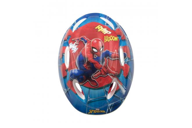 Marvel Spiderman Cykelhjelm - Blå rød - 51 - 55 cm