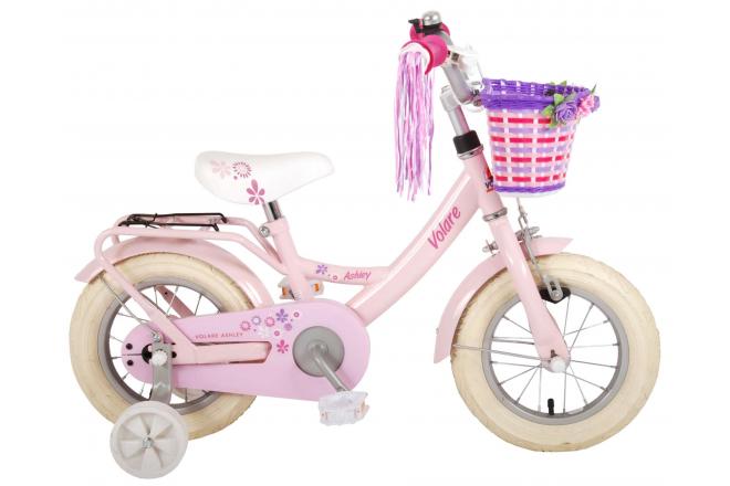 Volare Ashley Børnecykel - Piger - 12 tommer - Pink - 95% samlet