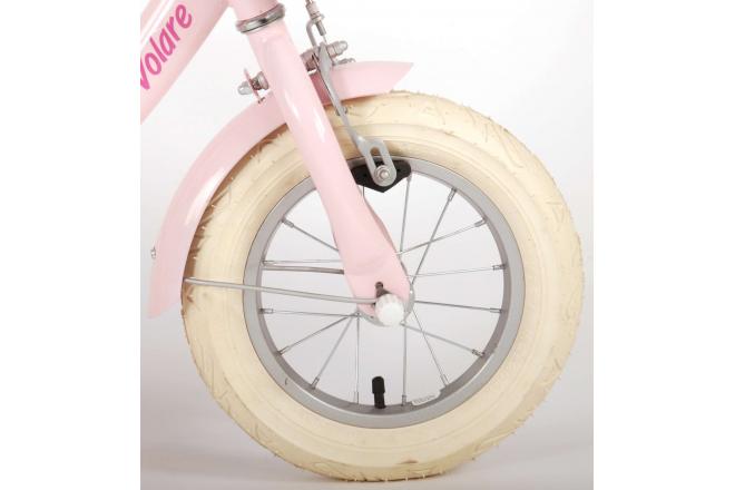 Volare Ashley Børnecykel - Piger - 12 tommer - Pink - 95% samlet