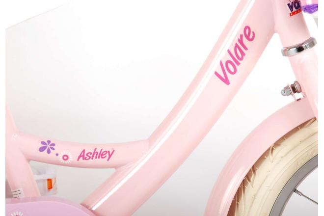Volare Ashley Børnecykel - Piger - 14 tommer - Pink - 95% samlet
