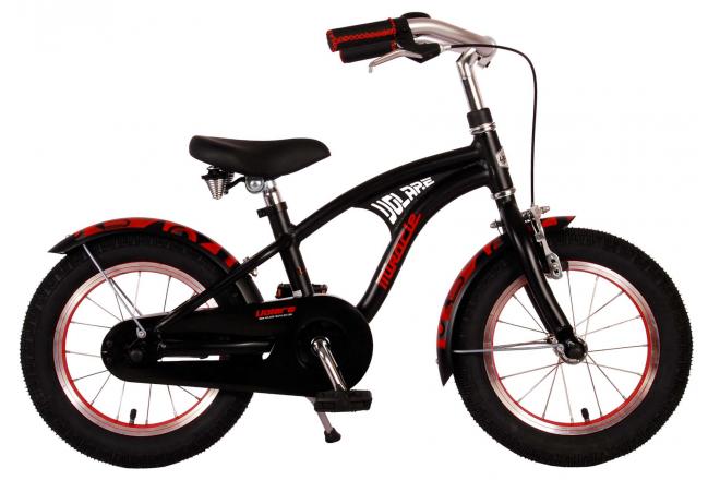 Volare Miracle Cruiser Børnecykel - Drenge - 14 tommer - Matt Black - Prime Collection