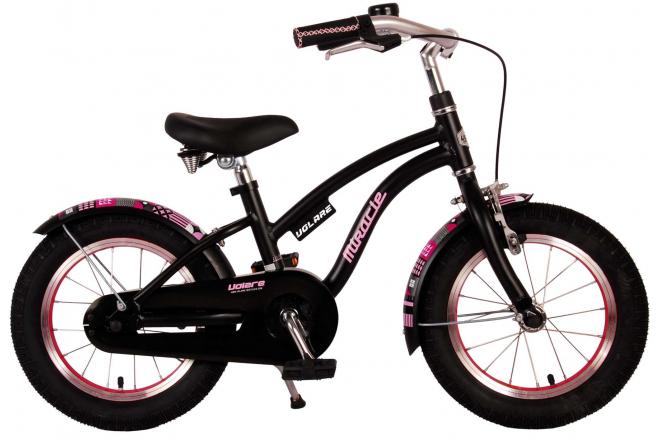 Volare Miracle Cruiser Børnecykel - Piger - 14 tommer - Matt Black - Prime Collection