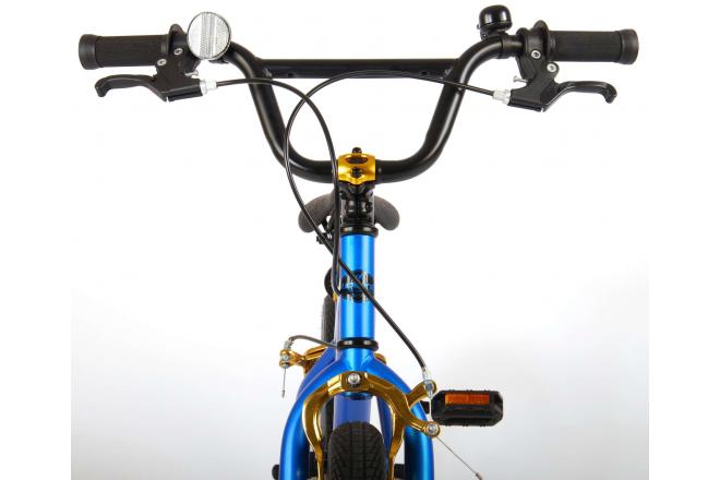 Volare Cool Rider Børnecykel - Drenge - 18 tommer - blå - to håndbremser - 95% samlet - Prime Collection
